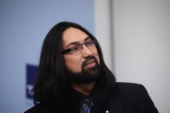 News conference on "Naval cadets-1787" project start and film director Druzhinina's 80th anniversary