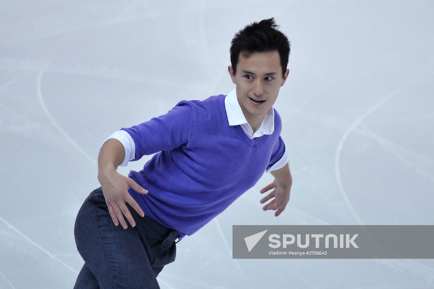 Figure skating. ISU Grand Prix Final. Men's singles. Short Program