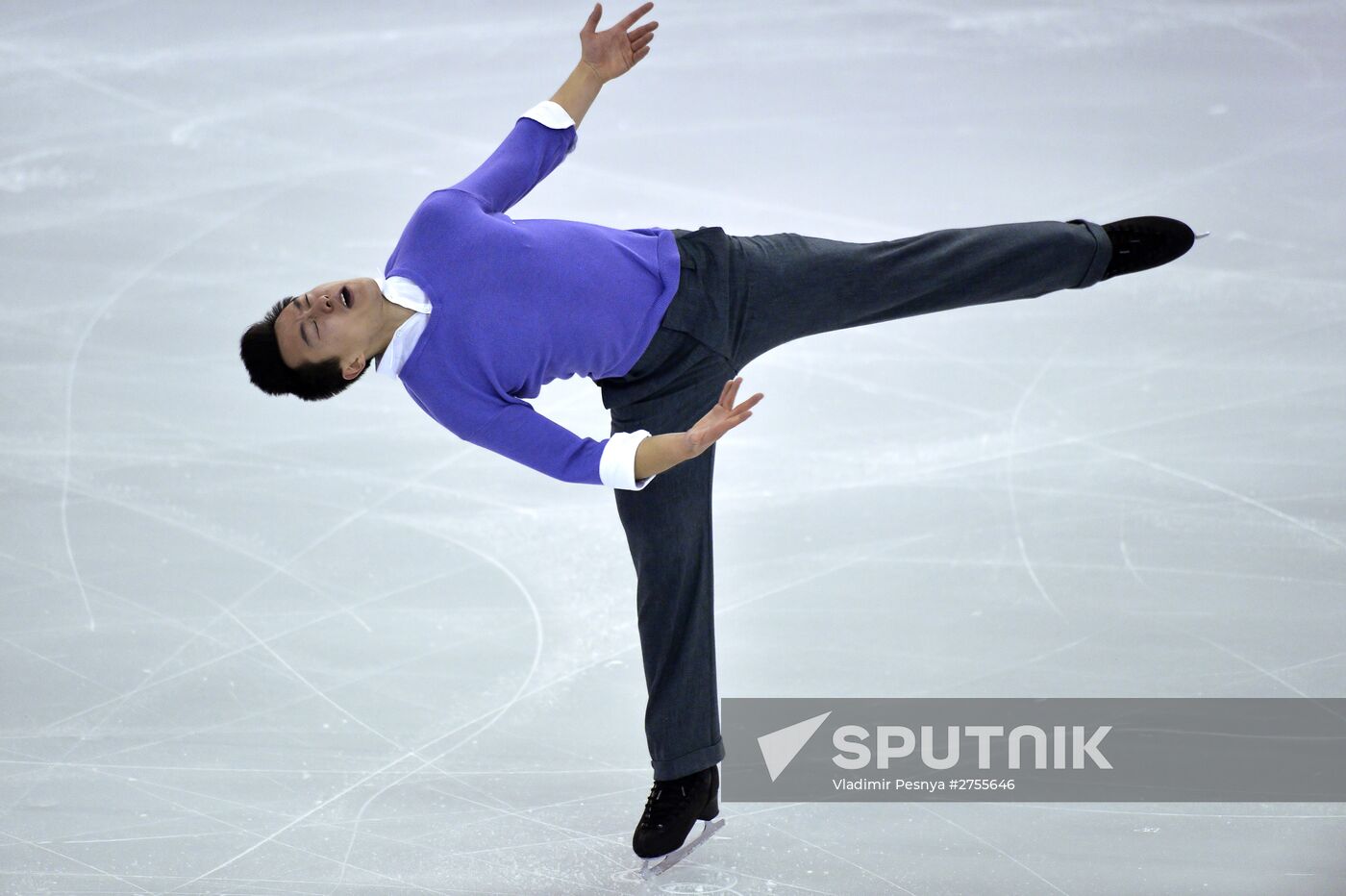 Figure skating. ISU Grand Prix Final. Men's singles. Short Program