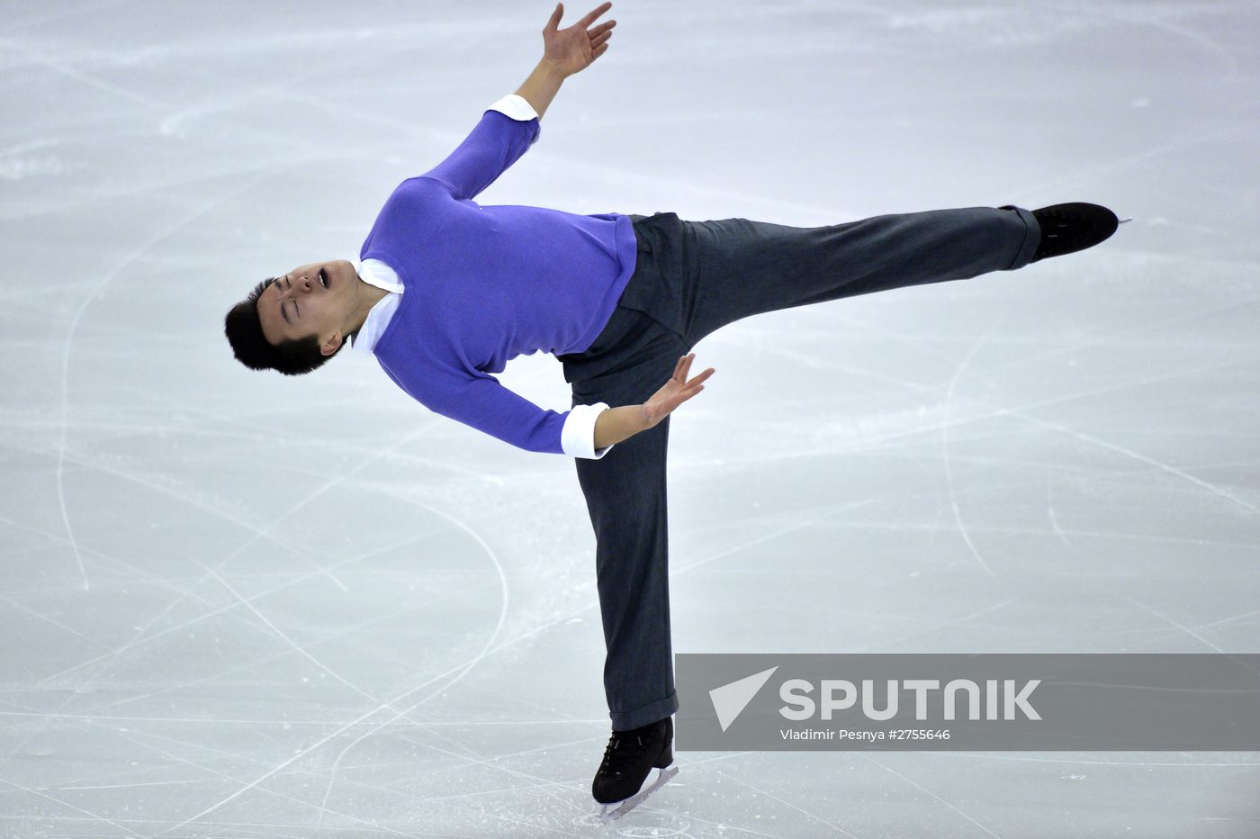 Figure skating. ISU Grand Prix Final. Men's singles. Short Program