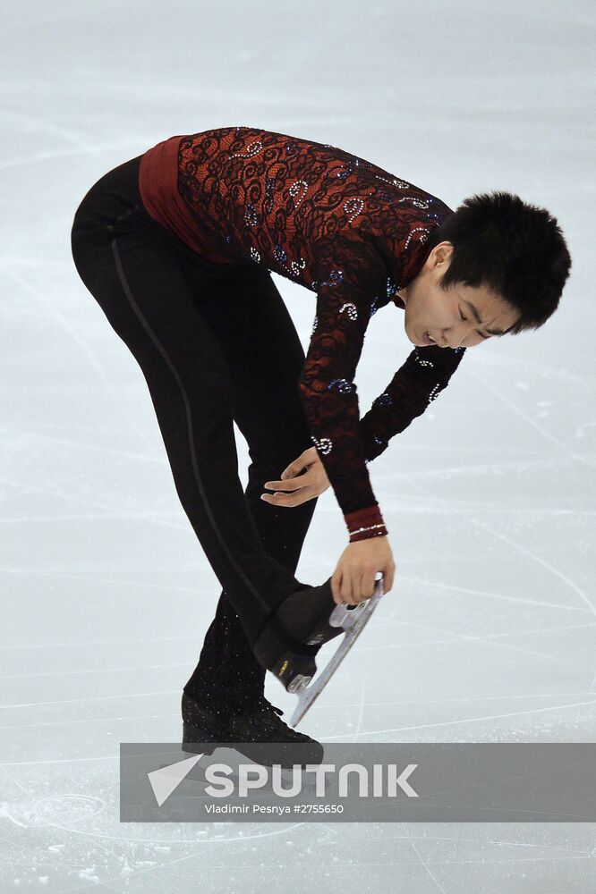 Figure skating. ISU Grand Prix Final. Men's singles. Short Program