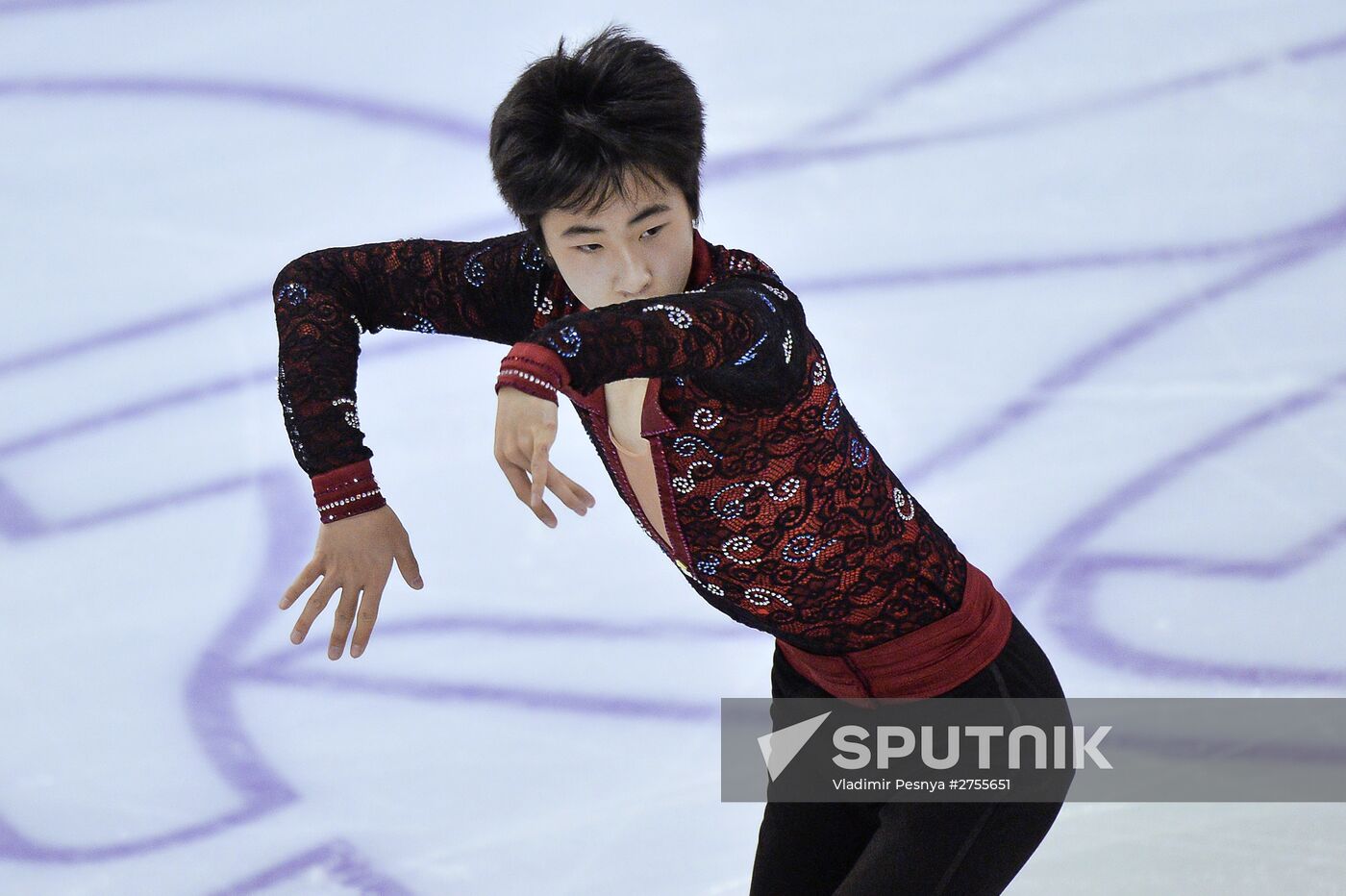 Figure skating. ISU Grand Prix Final. Men's singles. Short Program