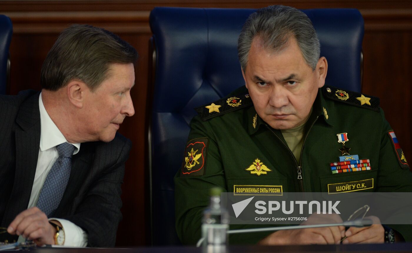 President Vladimir Putin attends expanded meeting of Defence Ministry Board