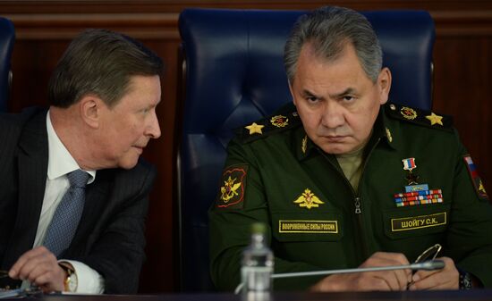 President Vladimir Putin attends expanded meeting of Defence Ministry Board