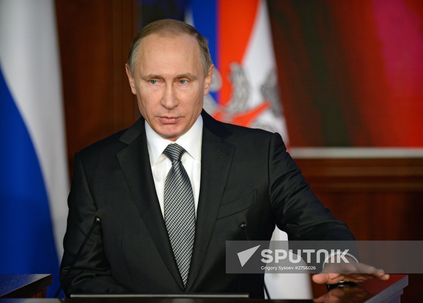 President Vladimir Putin attends expanded meeting of Defence Ministry Board