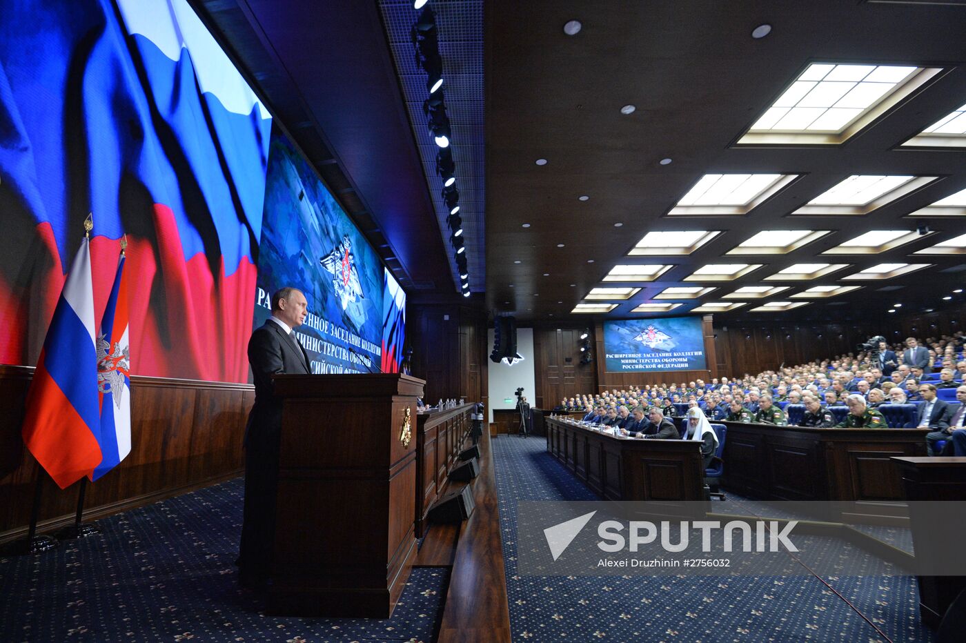 President Putin attends expanded meeting of Defense Ministry Board