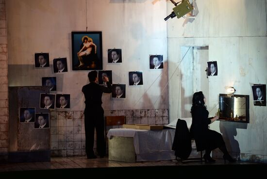 Final rehearsal of Handel's opera Rodelinda at the Bolshoi