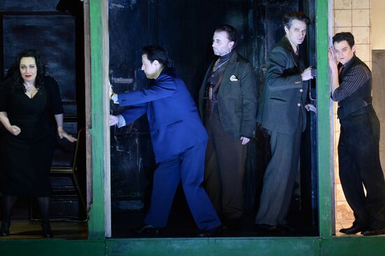 Final rehearsal of Handel's opera Rodelinda at the Bolshoi