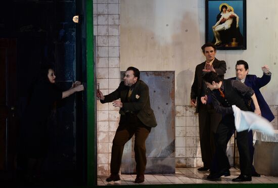 Final rehearsal of Handel's opera Rodelinda at the Bolshoi