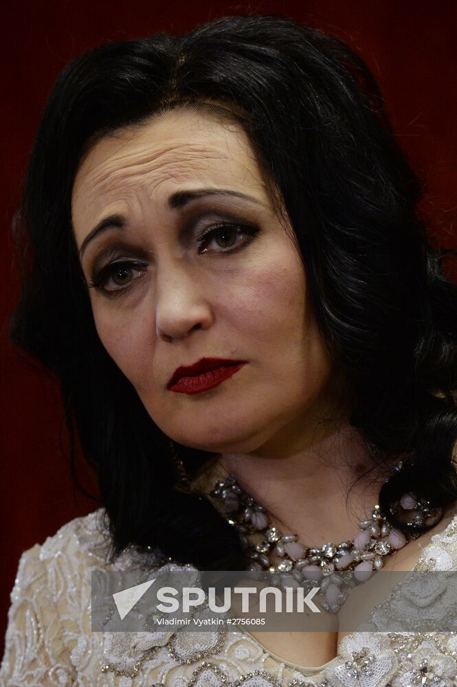 Final rehearsal of Handel's opera Rodelinda at the Bolshoi