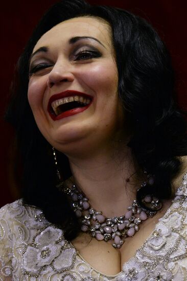 Final rehearsal of Handel's opera Rodelinda at the Bolshoi