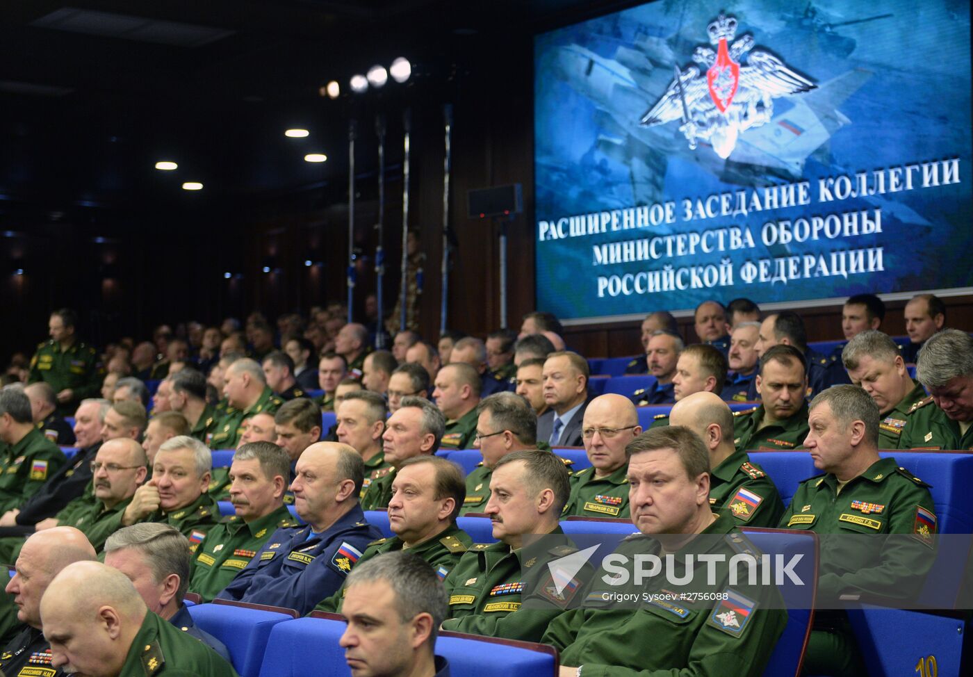 President Putin attends expanded meeting of Defense Ministry Board