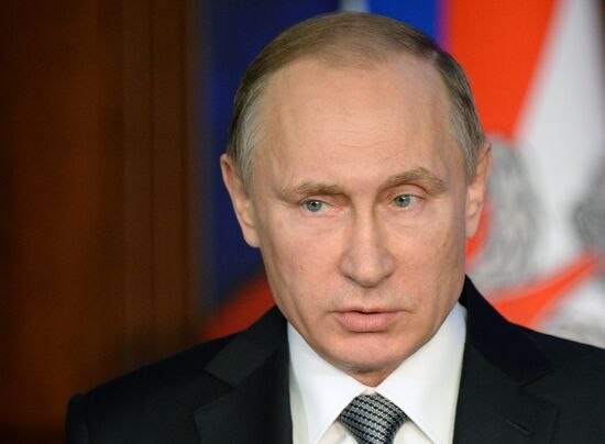 President Putin attends expanded meeting of Defense Ministry Board