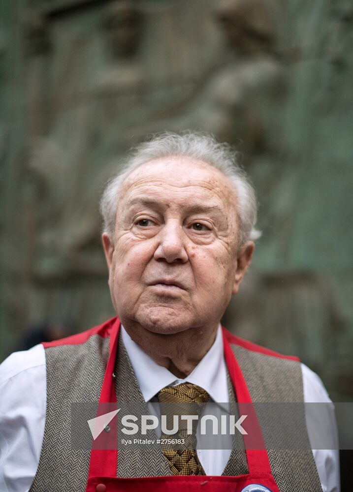 Master class by president of Russian Academy of Arts Zurab Tsereteli