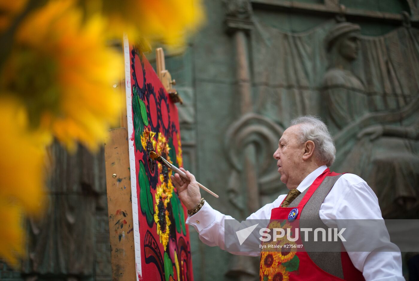 Master class by president of Russian Academy of Arts Zurab Tsereteli