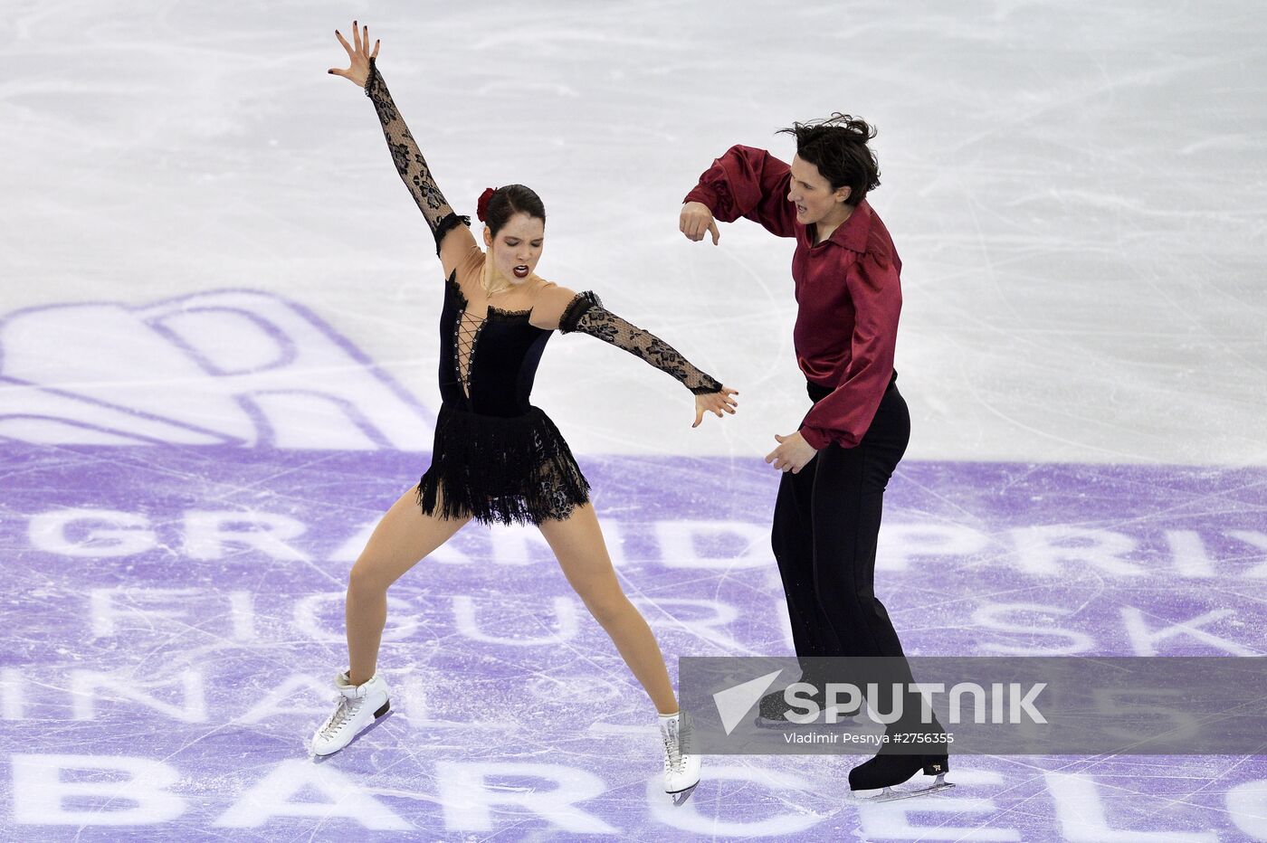 Figure Skating. 2015-2016 ISU Junior Grand Prix Final. Ice Dance. Free skating