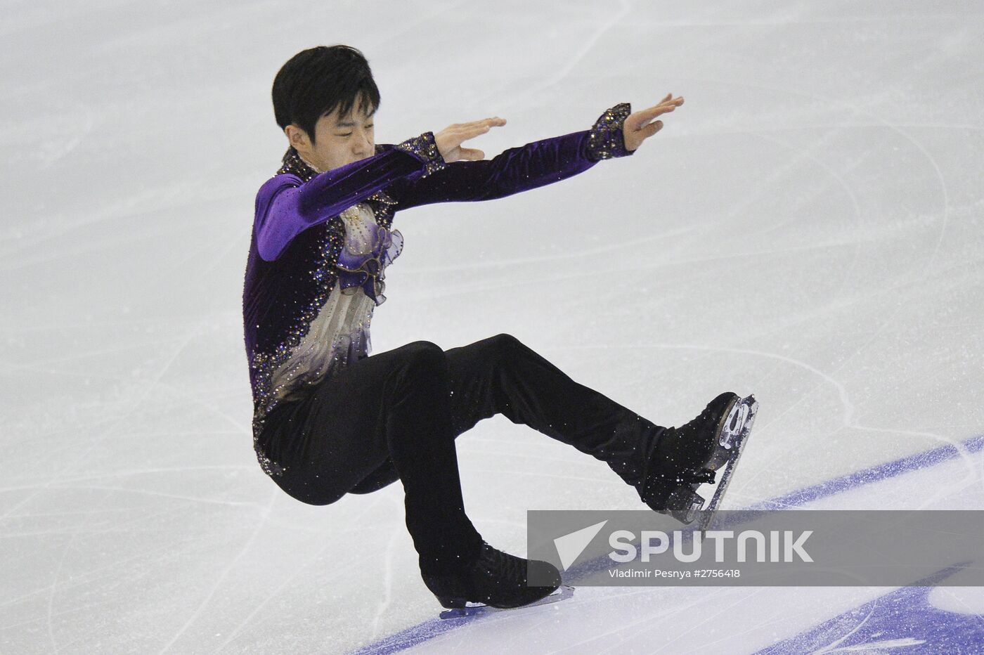 ISU Junior Grand Prix of Figure Skating. Men. Free skating