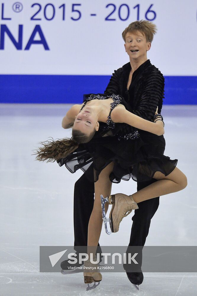 Figure Skating. 2015-2016 ISU Junior Grand Prix Final. Ice Dance. Free skating