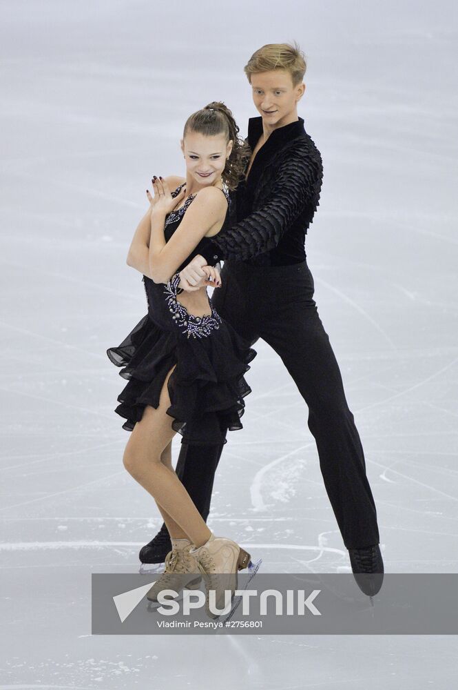 Figure Skating. 2015-2016 ISU Junior Grand Prix Final. Ice Dance. Free skating