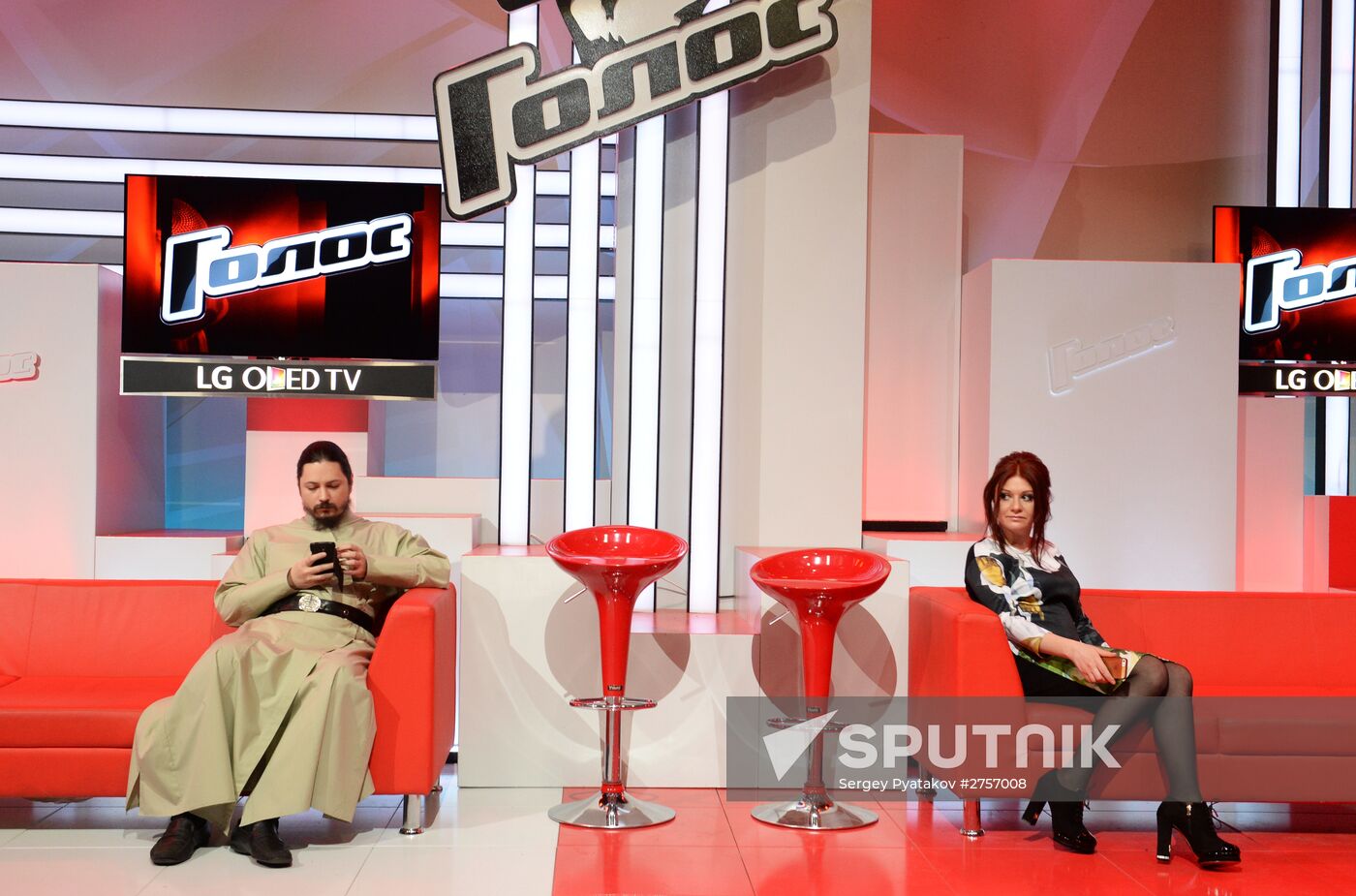 Hieromonk Fotiy takes part in The Voice show