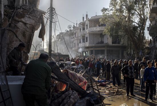 Terror act in Homs