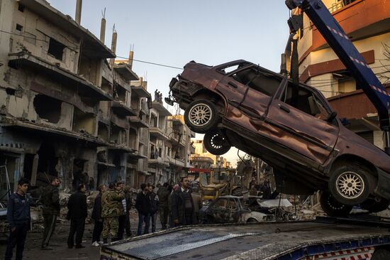 Terror act in Homs