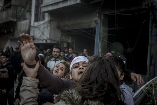 Terror act in Homs