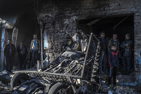 Terror act in Homs
