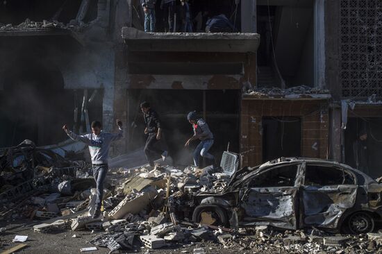 Terror act in Homs