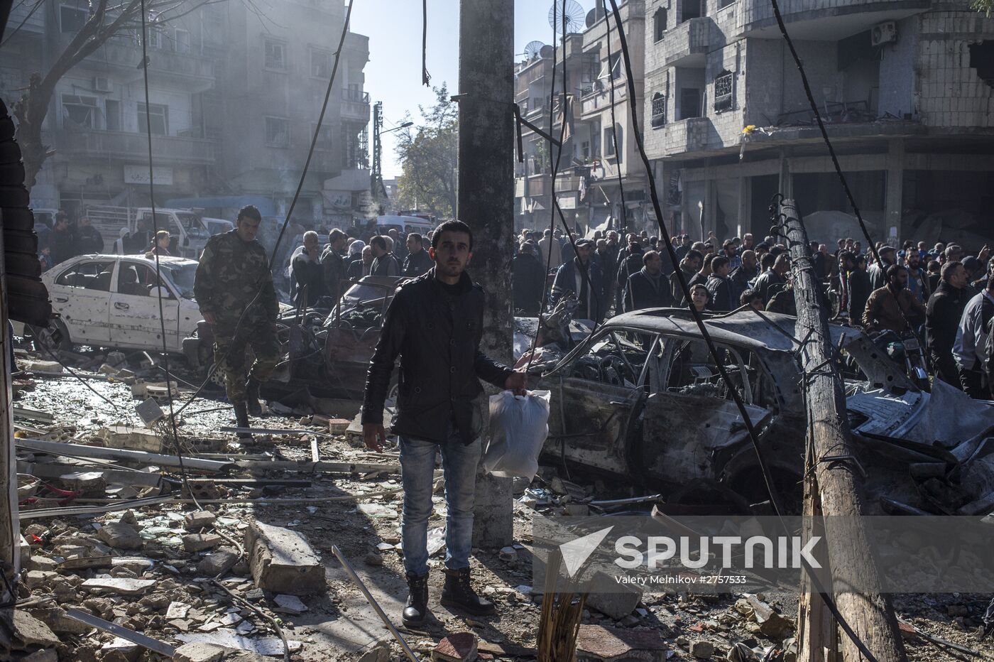 Terror act in Homs