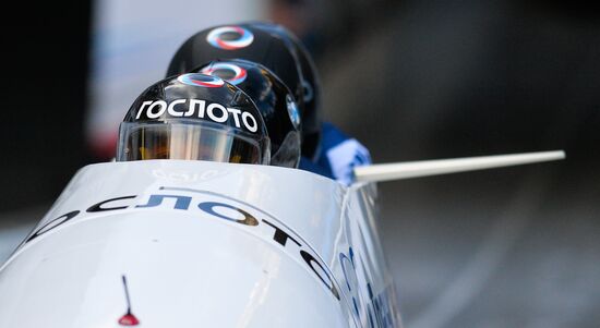 Bobsleigh World Cup. 3rd stage. Four man