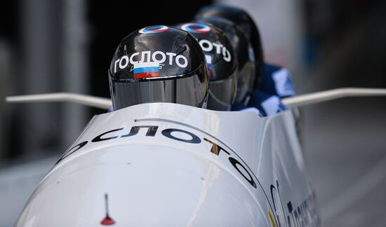 Bobsleigh World Cup. 3rd stage. Four man