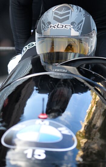 Bobsleigh World Cup. 3rd stage. Four man