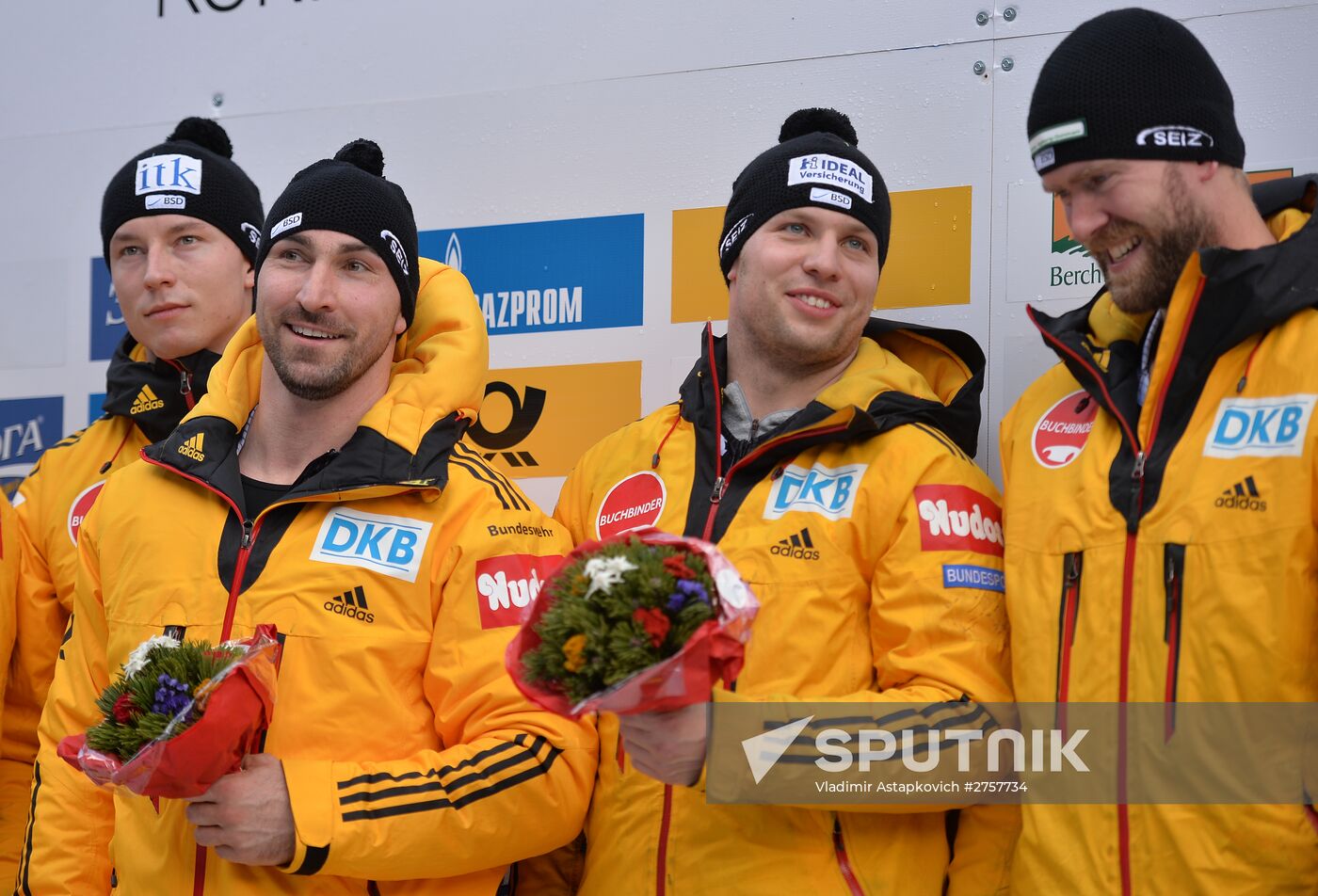 Bobsleigh World Cup. 3rd stage. Four man