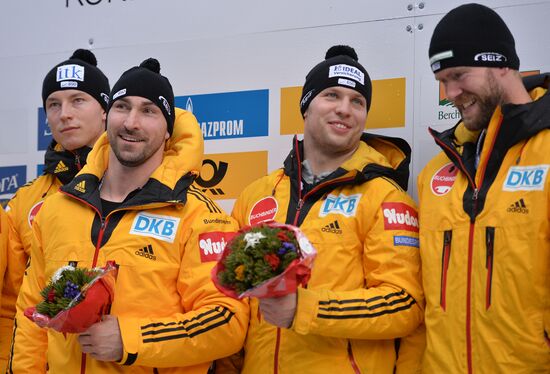 Bobsleigh World Cup. 3rd stage. Four man