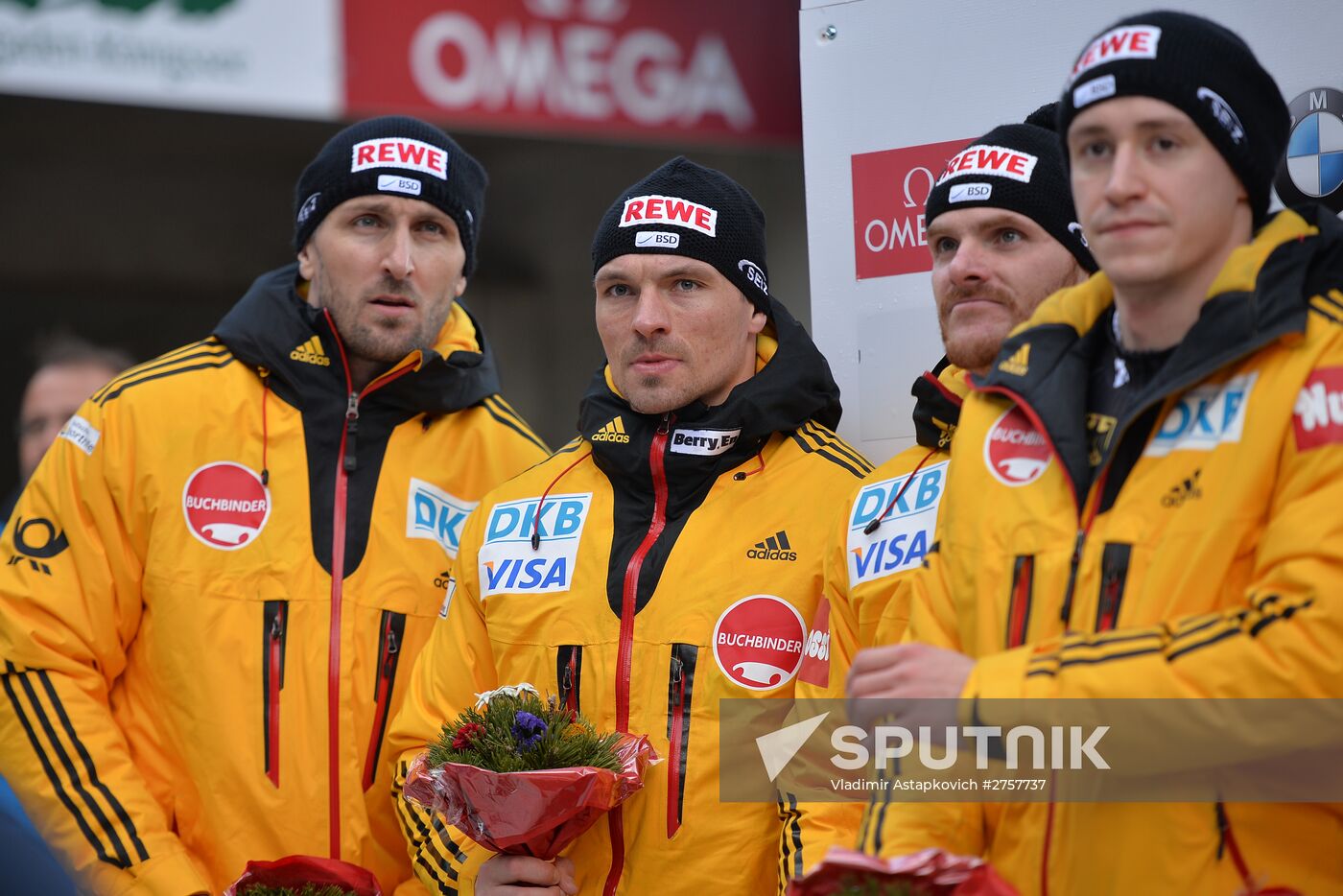 Bobsleigh World Cup. 3rd stage. Four man
