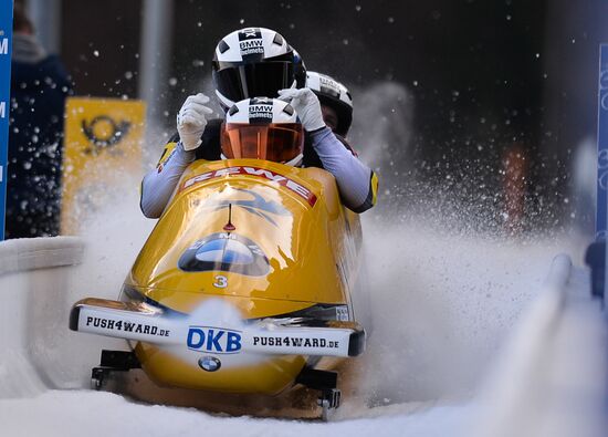 Bobsleigh World Cup. 3rd stage. Four man
