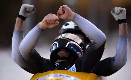 Bobsleigh World Cup. 3rd stage. Four man
