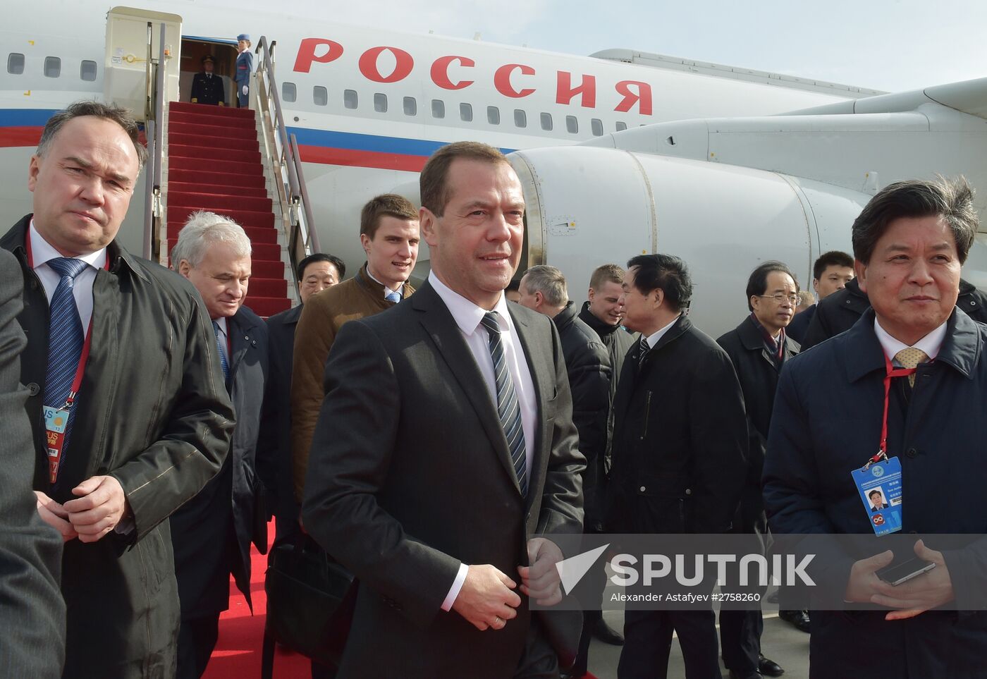 Prime Minister Dmitry Medvedev visits China