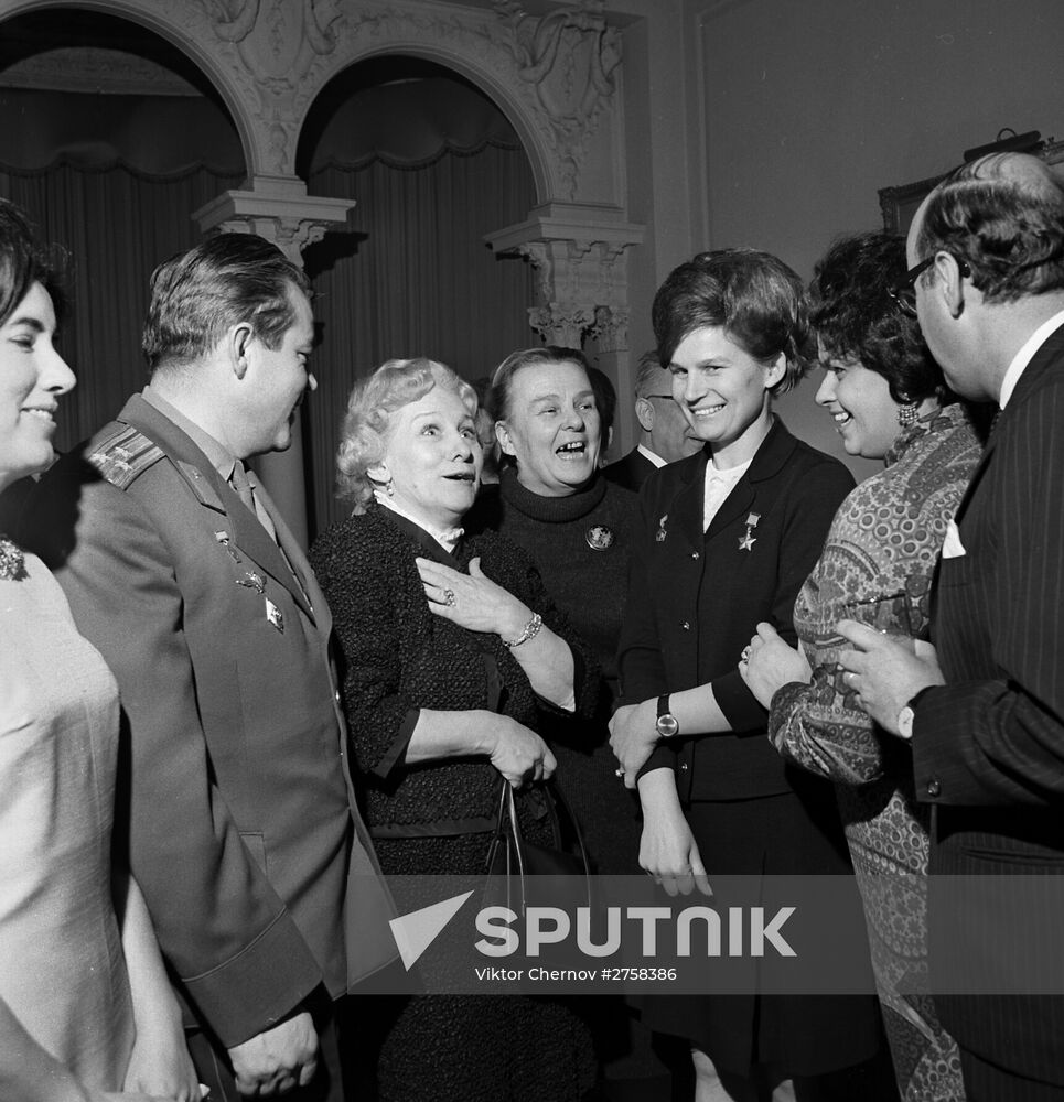 Pilot-cosmonaut of USSR Valentina Tereshkova