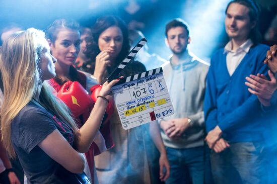 Shooting of the film Take the Blow, Baby