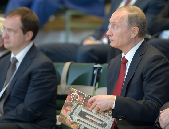 Russian President Vladimir Putin visits Northwestern Federal District