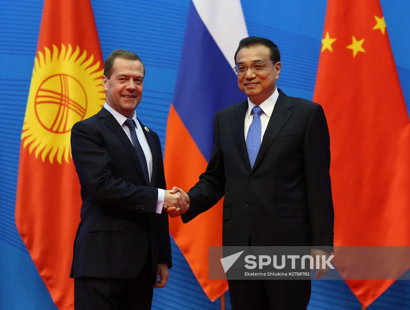 Russian Prime Minister Dmitry Medvedev attends meeting of Council of SCO Heads of Government
