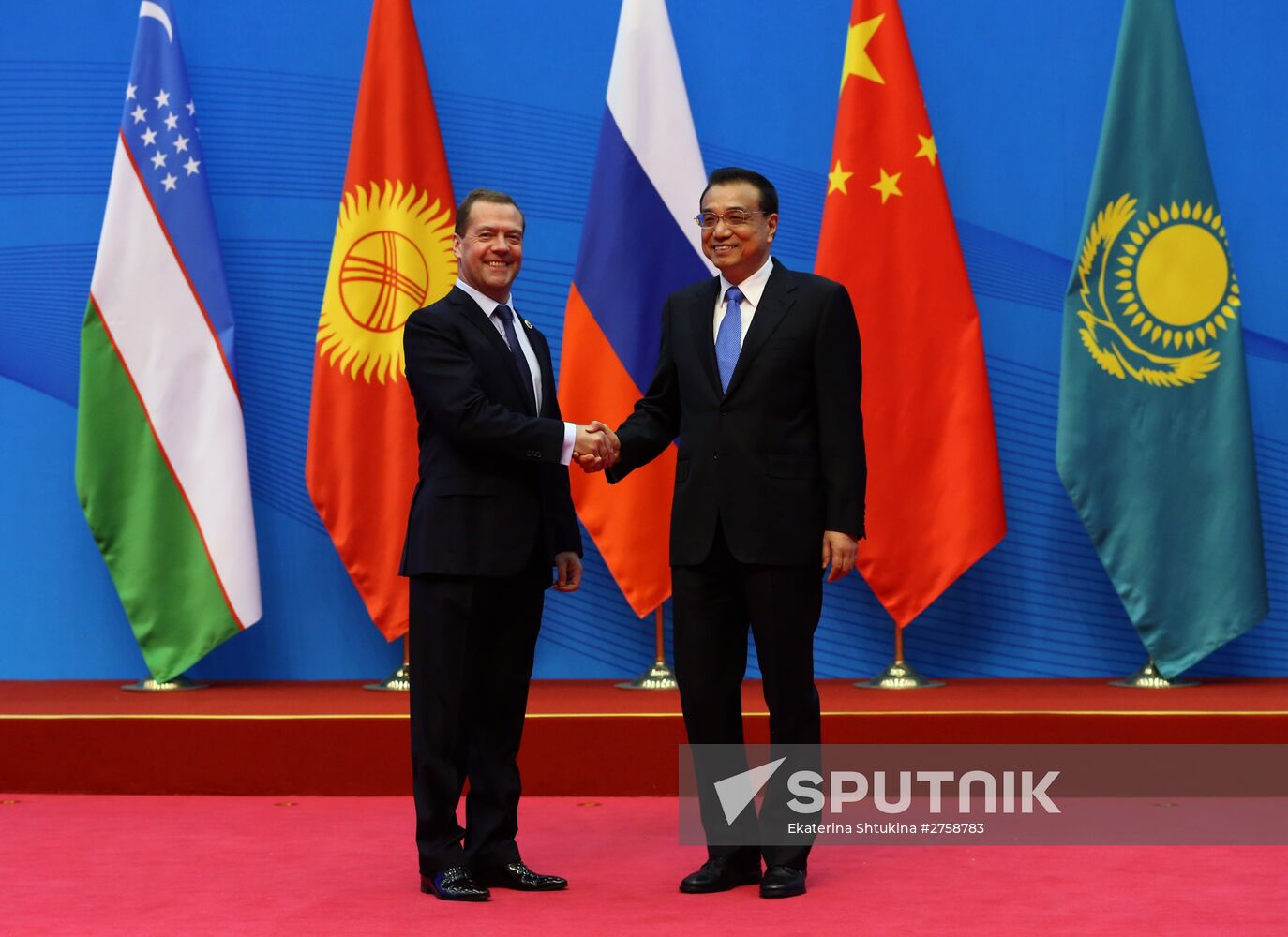 Russian Prime Minister Dmitry Medvedev attends meeting of Council of SCO Heads of Government