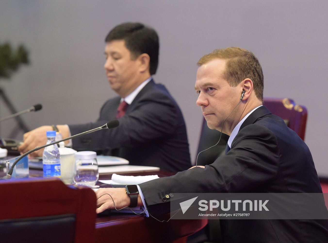Russian Prime Minister Dmitry Medvedev attends meeting of Council of SCO Heads of Government