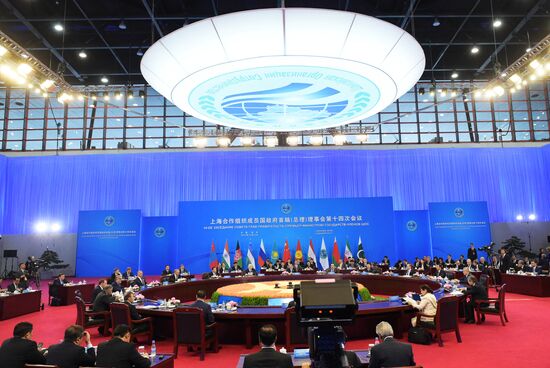 Russian Prime Minister Dmitry Medvedev attends meeting of Council of SCO Heads of Government