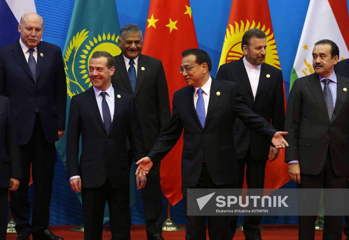 Russian Prime Minister Dmitry Medvedev attends meeting of Council of SCO Heads of Government
