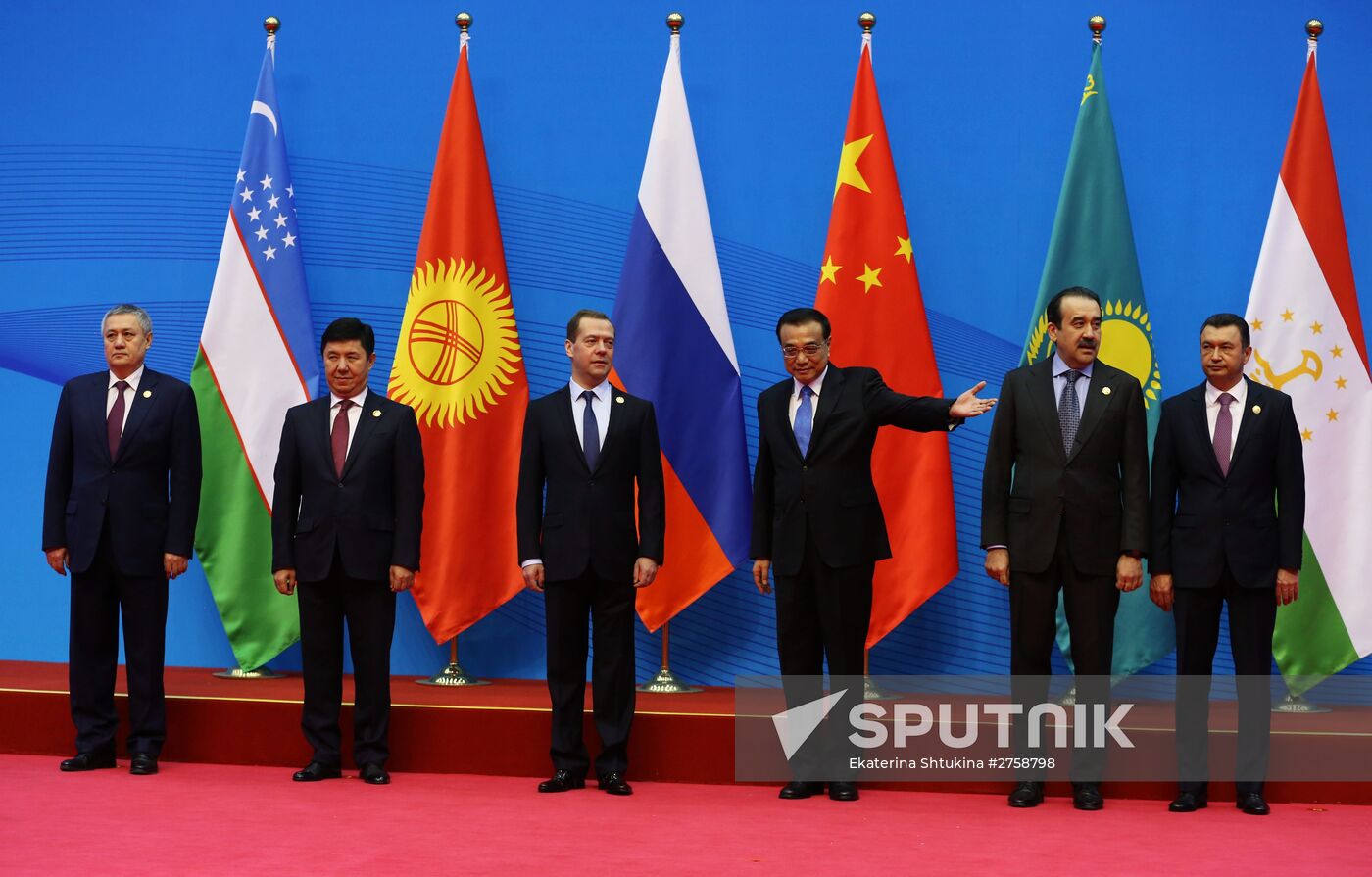 Russian Prime Minister Dmitry Medvedev attends meeting of Council of SCO Heads of Government