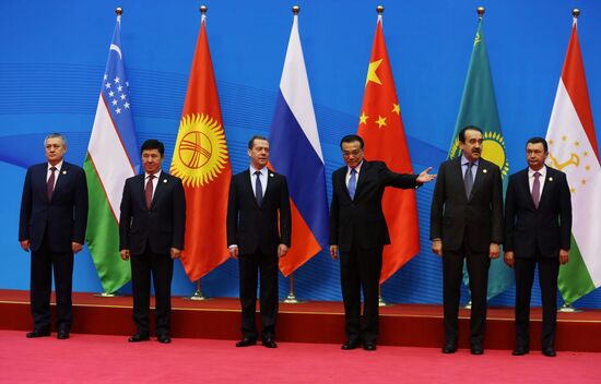 Russian Prime Minister Dmitry Medvedev attends meeting of Council of SCO Heads of Government