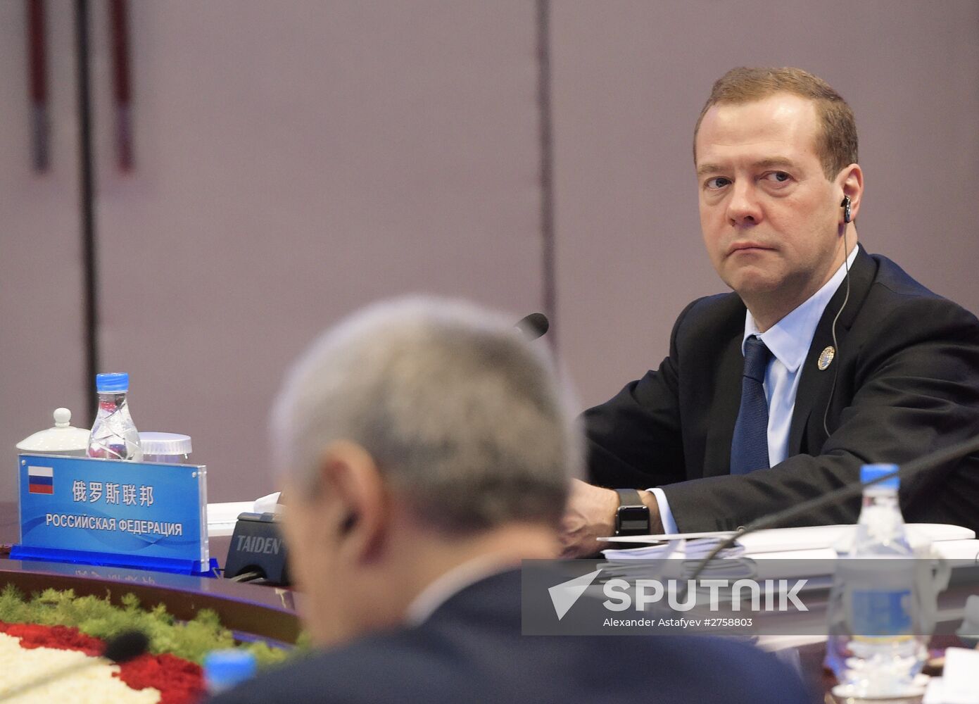 Russian Prime Minister Dmitry Medvedev attends meeting of Council of SCO Heads of Government